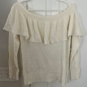 Charlotte Russe off the shoulder sweater